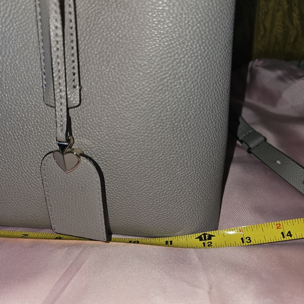 Kate Spade triple-compartment satchel convertible  - Taupe color - Picture 14 of 14